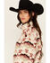 Image #2 - Rock & Roll Denim Women's Southwestern Print Sherpa Pullover, Cream, hi-res
