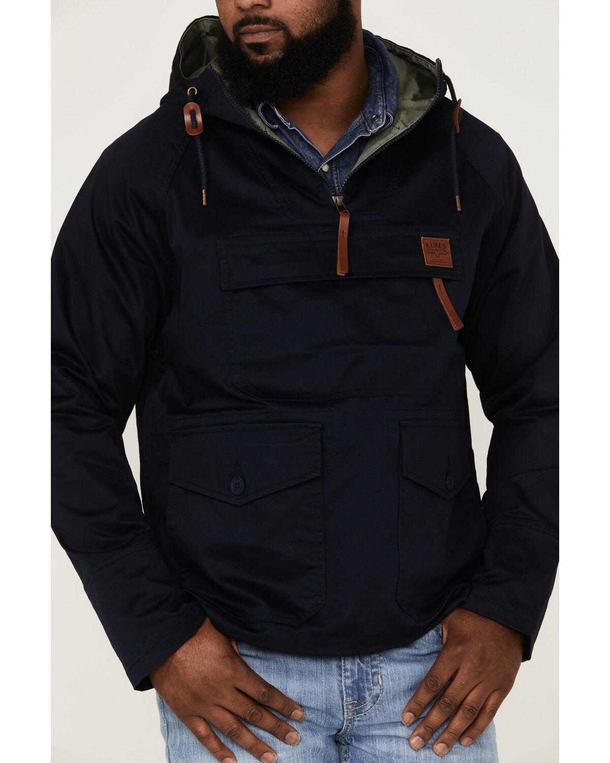 Image #3 - Kimes Ranch Men's Any-Day 1/4 Zip Front Hooded Pullover, , hi-res