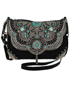 Mary Frances Women's Trail Blazer Handbag, Black, hi-res