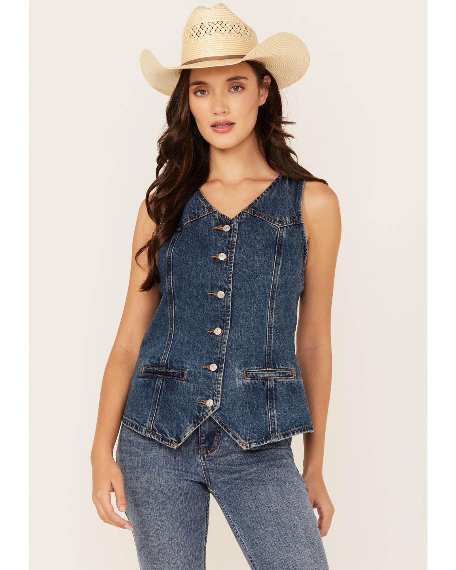 Levi s Women s Longline Denim Vest Sheplers