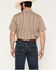 Image #4 - RANK 45&reg; Men's Buffalo Herd Geo Print Short Sleeve Button-Down Stretch Western Shirt, Brown, hi-res