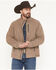 Image #1 - Cinch Men's Bonded Concealed Carry Softshell Jacket, Brown, hi-res
