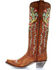 Image #4 - Corral Women's Deer Skull & Floral Embroidery Western Boots - Snip Toe, Tan, hi-res