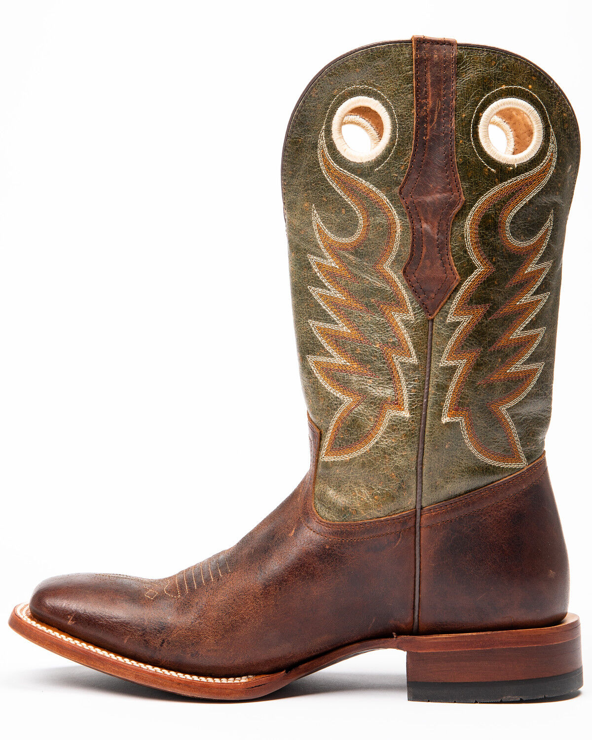 Image #3 - Cody James Men's Union Xero Gravity Western Performance Boots - Broad Square Toe, Green, hi-res