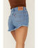 Image #4 - Levi's Women's 501 Medium Wash High Rise Jazz Solo Distressed Original Denim Shorts, Blue, hi-res