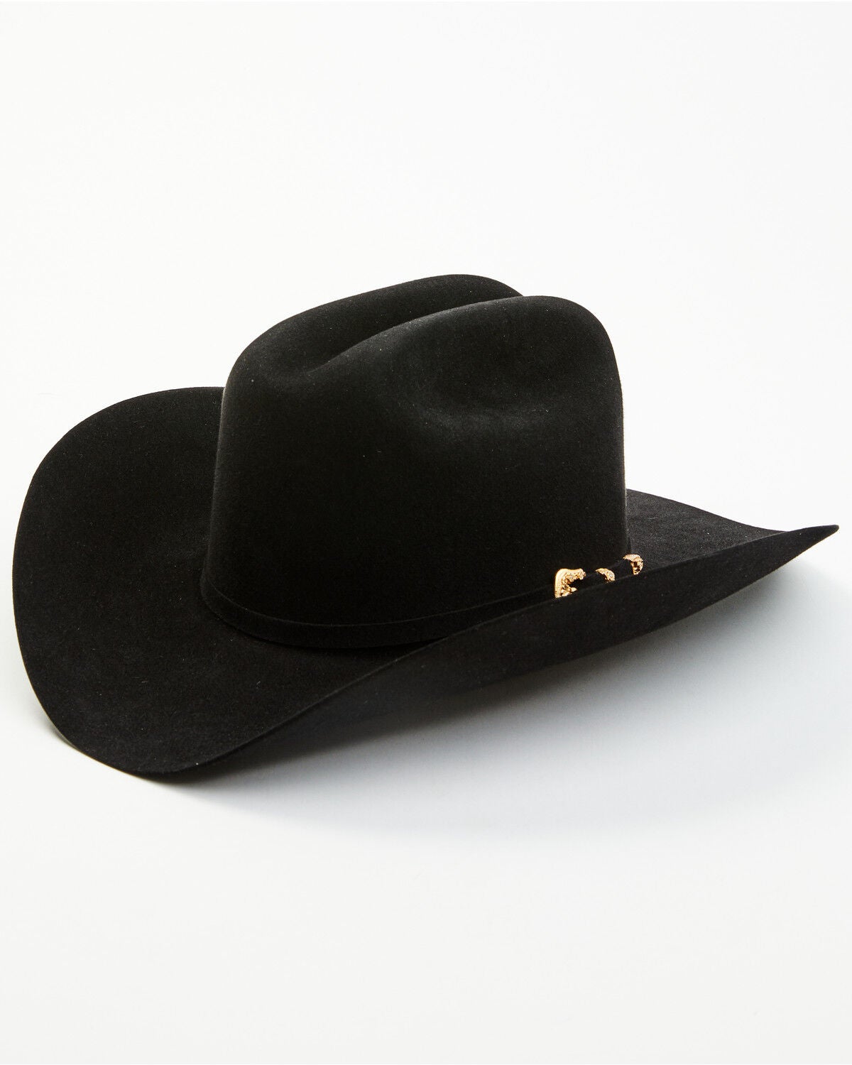 Larry Mahan Opulento 30X Felt Cowboy Hat, Black, hi-res
