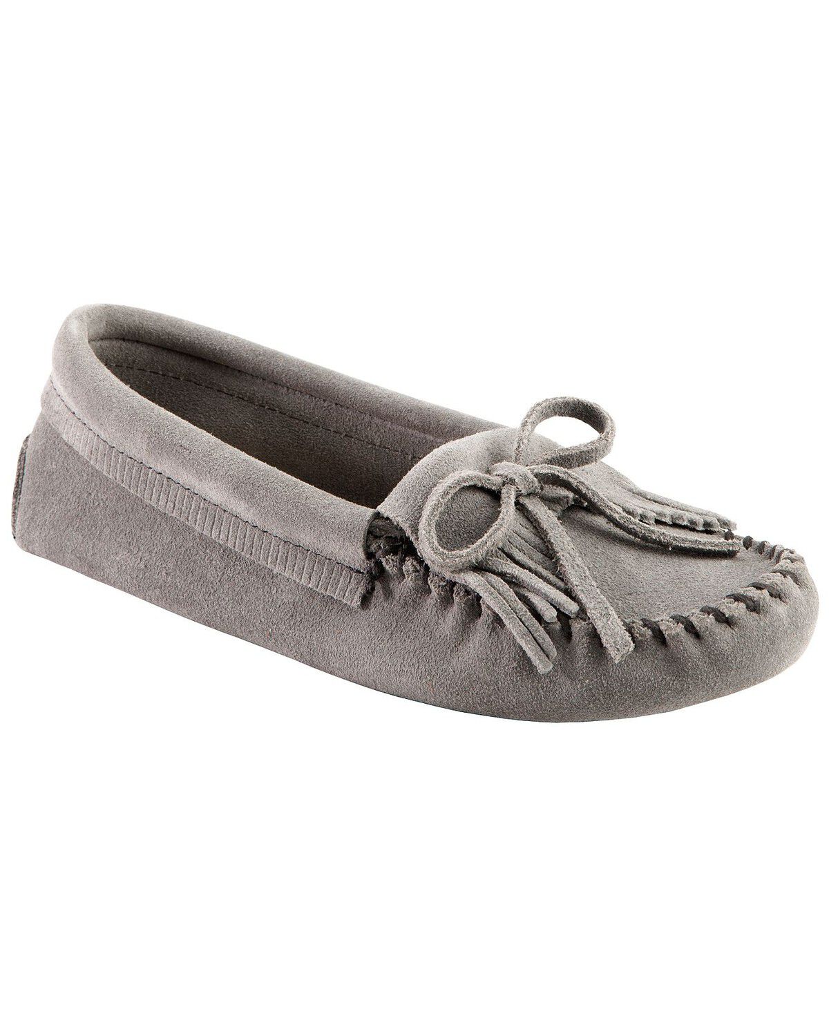 grey moccasins womens