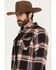 Image #3 - Howitzer Men's Boot Barn Exclusive American Patriot Plaid Print Long Sleeve Button-Down Flannel Shirt, Black, hi-res
