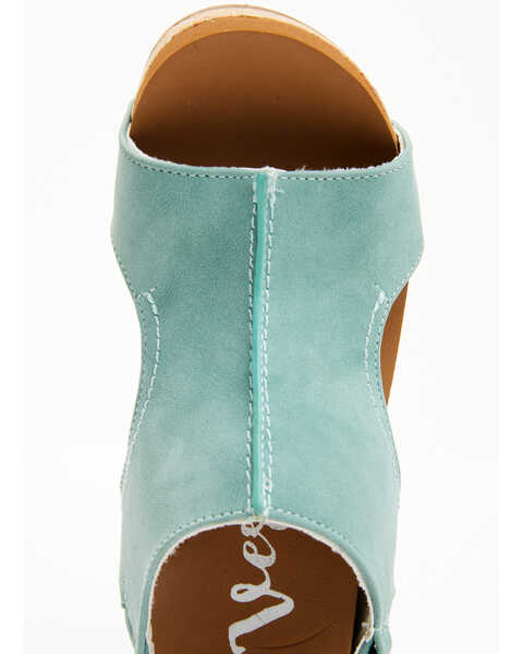 Image #6 - Very G Women's Isabella Suede Sandals , Turquoise, hi-res