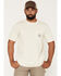 Image #2 - Carhartt Men's Logo Short Sleeve Graphic Work T-Shirt, Oatmeal, hi-res