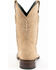 Image #5 - Ferrini Men's Roughrider Roughout Western Boots - Square Toe , Taupe, hi-res
