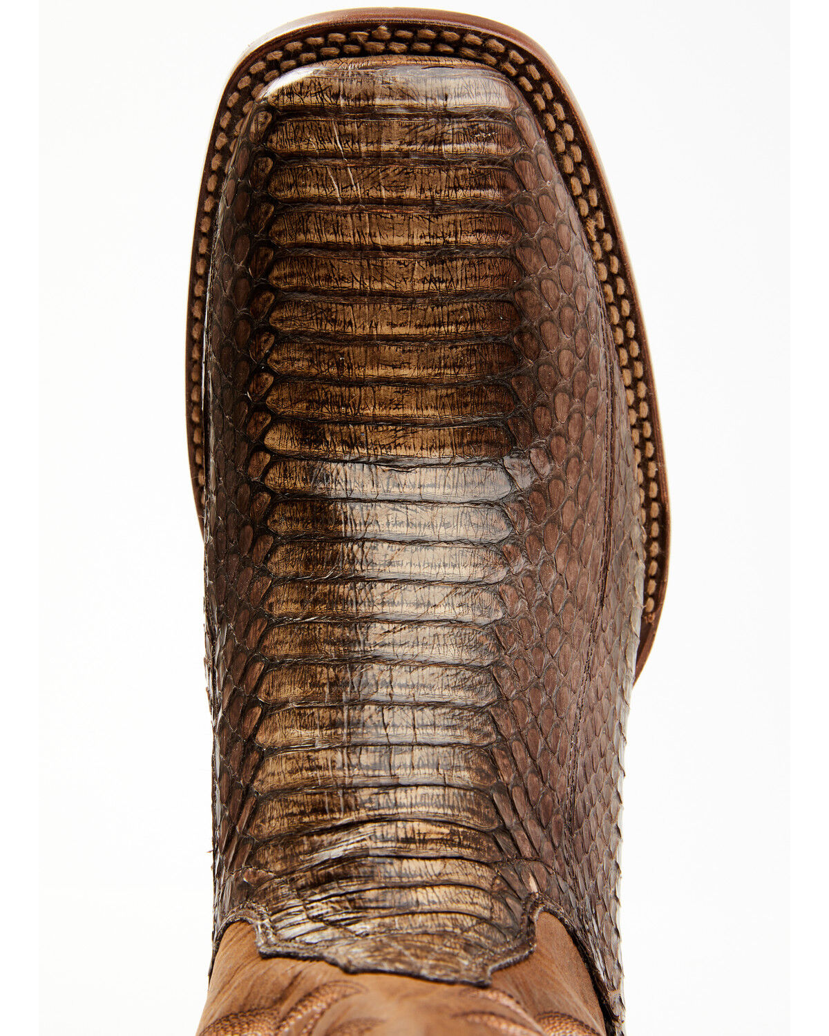 Image #6 - Cody James Men's Cobra Brown Exotic Western Boots - Broad Square Toe, Brown, hi-res