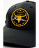 Image #2 - Cody James Men's Steerhorn Freedom Circle Patch Ball Cap, Black, hi-res