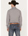 Image #4 - Resistol Men's Porter Mini Checkered Print Long Sleeve Snap Western Shirt, Chocolate, hi-res