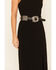 Image #2 - Shyanne Women's Concho Belt, Black, hi-res