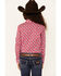 Image #3 - Cruel Girl Girls' Medallion Geo Print Long Sleeve Snap Western Shirt , , hi-res