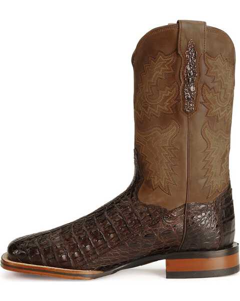 Image #3 - Dan Post Gel-Flex Cowboy Certified Caiman Stockman Boots, , hi-res