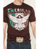 Image #3 - American Fighter Men's Lanton Short Sleeve Graphic T-Shirt, Burgundy, hi-res