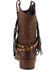 Coconuts by Matisse Women's Perforated Fringe Booties, Brown, hi-res