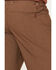 Image #3 - Brothers and Sons Men's Stretch Ripstop Brown Slim Straight Cargo Shorts, Brown, hi-res