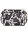 Image #2 - Wrangler Women's Cow Print Fringe Crossbody Bag, Coffee, hi-res