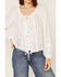 Revel Women's Crochet Blouse, White, hi-res