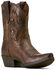 Image #1 - Ariat Women's Lacona Western Booties - Snip Toe, Brown, hi-res
