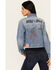 Image #5 - Idyllwind Women's Rigid Foster Medium Wash Embroidered Trucker Jacket, Medium Wash, hi-res
