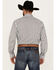 Image #4 - Cinch Men's Medallion Print Long Sleeve Button-Down Western Shirt, Light Blue, hi-res