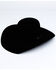 Image #1 -  Rodeo King 7X Felt Cowboy Hat, Black, hi-res