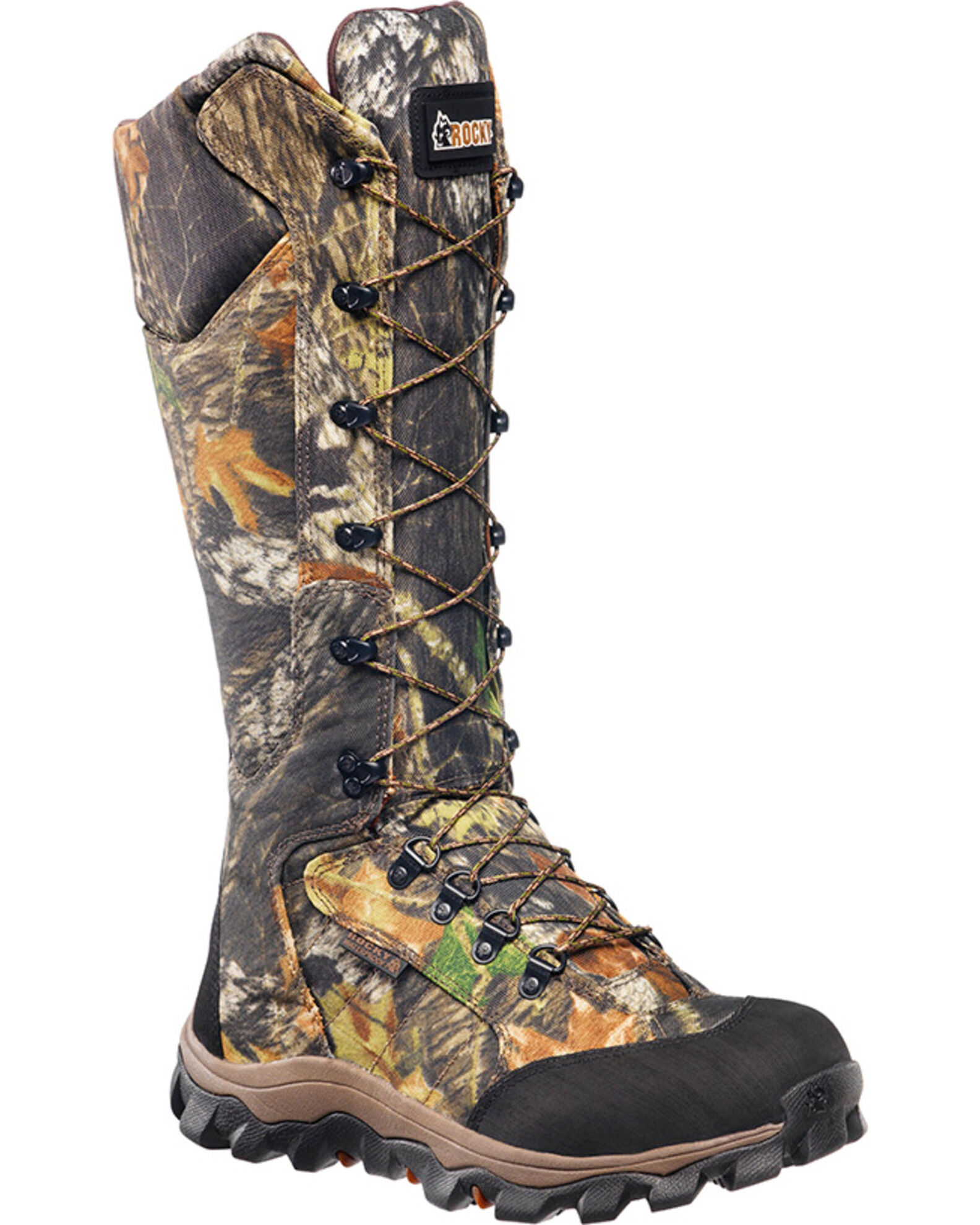 Image #1 - Rocky Men's Lynx Snakeproof Boots - Soft Toe, Camouflage, hi-res
