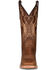 Image #3 - Corral Women's Peacock Embroidery Western Boots - Broad Square Toe, Brown, hi-res
