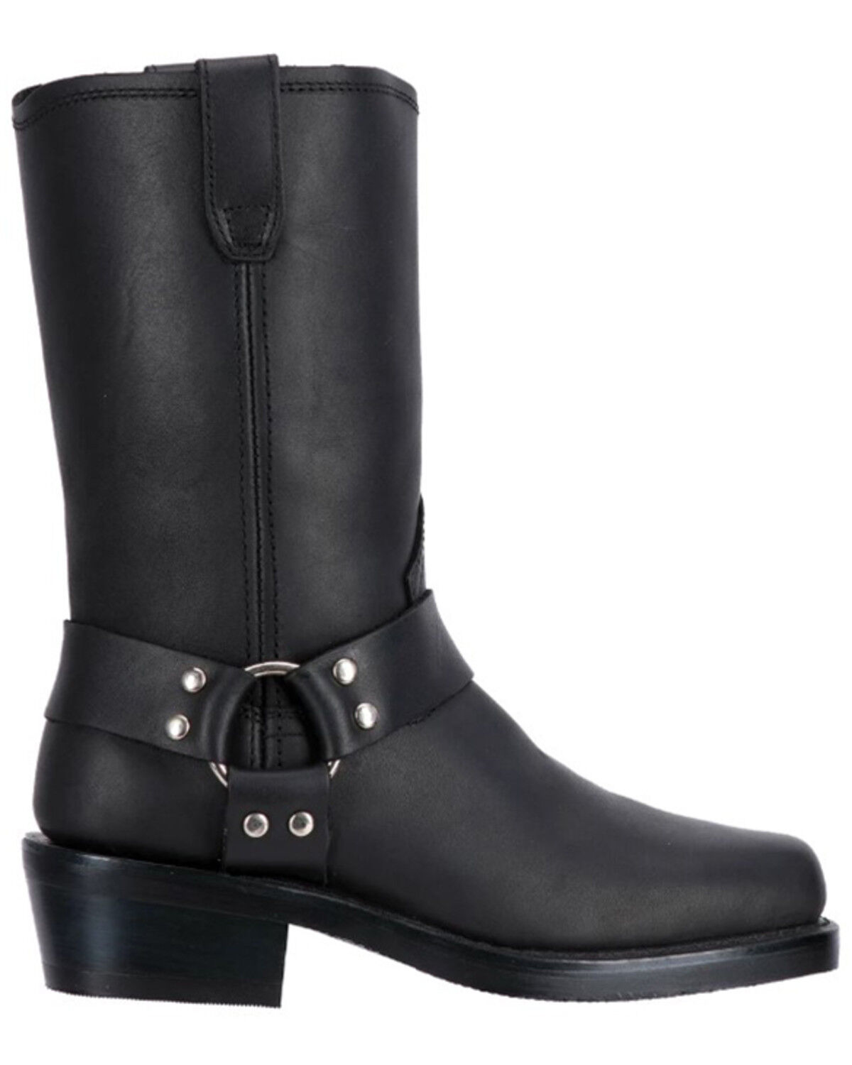 Image #2 - Dingo Women's Molly Harness Boots - Square Toe, Black, hi-res