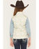 Image #4 - Ariat Girls' Bella Floral Print Reversible Vest, Multi, hi-res