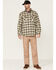 Carhartt Men's Green Plaid Rugged Flex Relaxed-Fit Long Sleeve Snap Western Flannel Shirt - Big & Tall, Green, hi-res