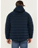Image #4 - Brothers and Sons Men's Down Hooded Jacket, Blue, hi-res