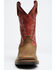 Image #3 - Cody James Boys' Reptile Print Western Boots - Broad Square Toe, Red/brown, hi-res