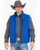 Image #1 - Wrangler Men's Trail Vest, Blue, hi-res