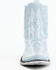 Image #4 - Liberty Black Women's Simone Made in Denim Western Booties - Round Toe, Light Blue, hi-res