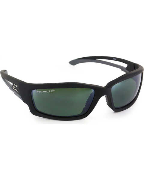 Edge Eyewear Men's Kazbek Polorized Safety Sunglasses, Black, hi-res