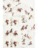 Image #2 - Wrangler Infant Girls' Rodeo Long Sleeve Snap Western Shirt, White, hi-res