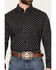Image #3 - Ariat Men's Larsen Geo Print Long Sleeve Button-Down Western Shirt, Black, hi-res