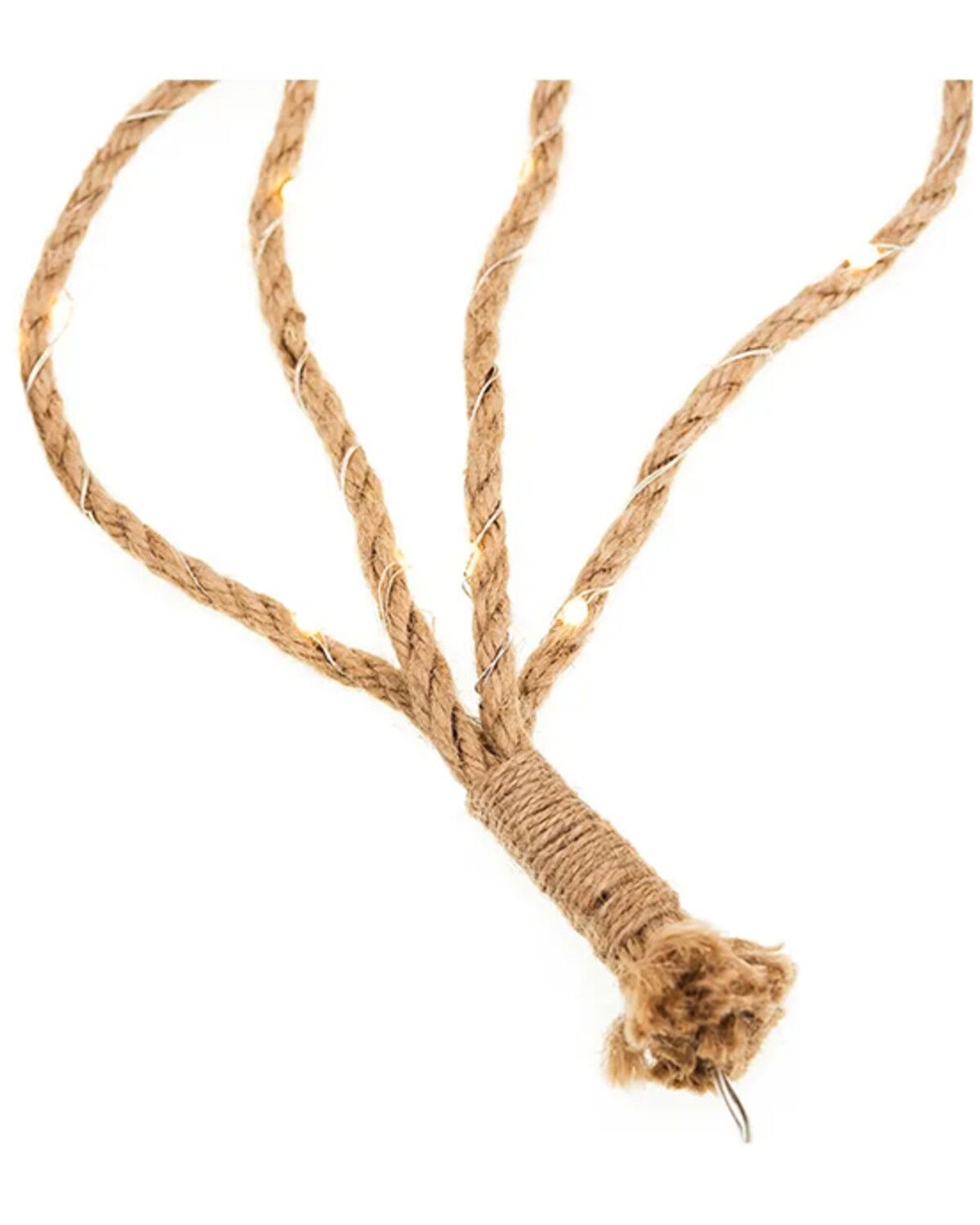 Image #2 - Kurt Adler 6' 72-Light Brown Burlap LED Rope Light, Multi, hi-res