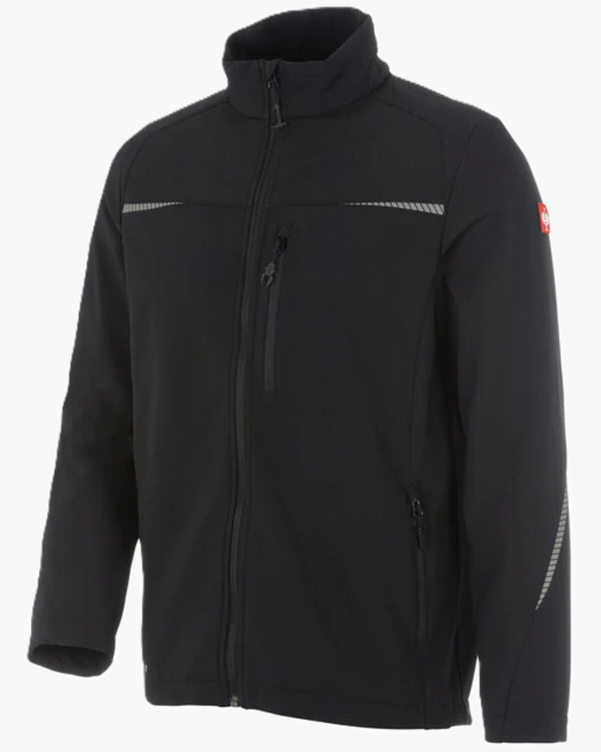 Image #1 - Strauss Men's E.S. Motion Softshell Jacket, Black, hi-res