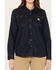 Image #3 - Carhartt Women's Relaxed Fit Midweight Denim Long Sleeve Work Shirt , Blue, hi-res