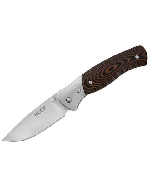 Image #1 - Buck Knives 836 Folding Selkirk Knife, Brown, hi-res