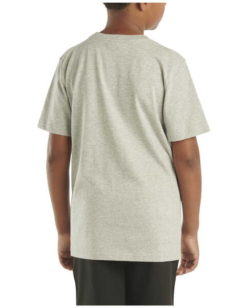 Image #2 - Carhartt Little Boys' Solid Short Sleeve Pocket T-Shirt , Grey, hi-res