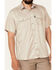 Hooey Men's Punchy Print Habitat Sol Short Sleeve Pearl Snap Western Shirt , Tan, hi-res