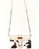 Image #2 - Wrangler X Boot Barn Women's Cow Print Buckle Clutch, Beige, hi-res