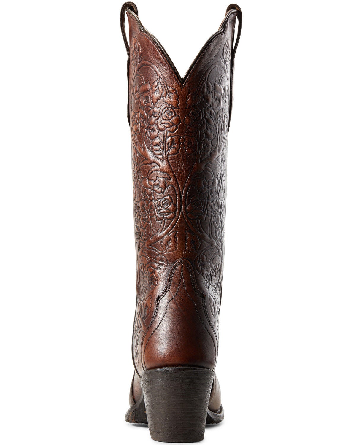 Image #2 - Ariat Women's Platinum Rich Cognac Western Boots - Snip Toe, Brown, hi-res